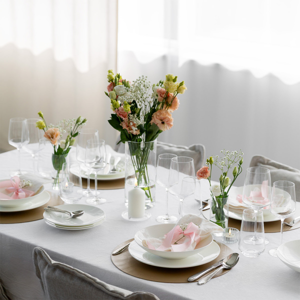 Začetni set posode 60 kosov | Premium Platinum gold