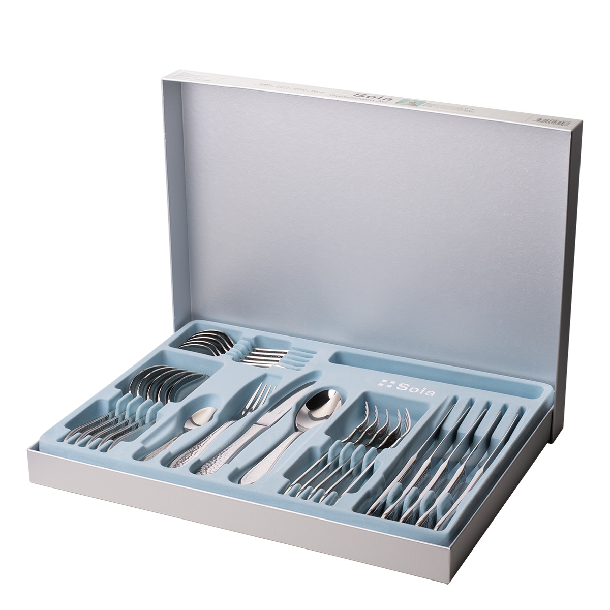 Začetni set posode 60 kosov | Premium Platinum silver