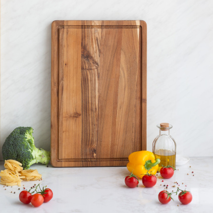 Deska za rezanje srednja Teak 45,7 x 30,5 x 2,4 cm - GAYA Wooden