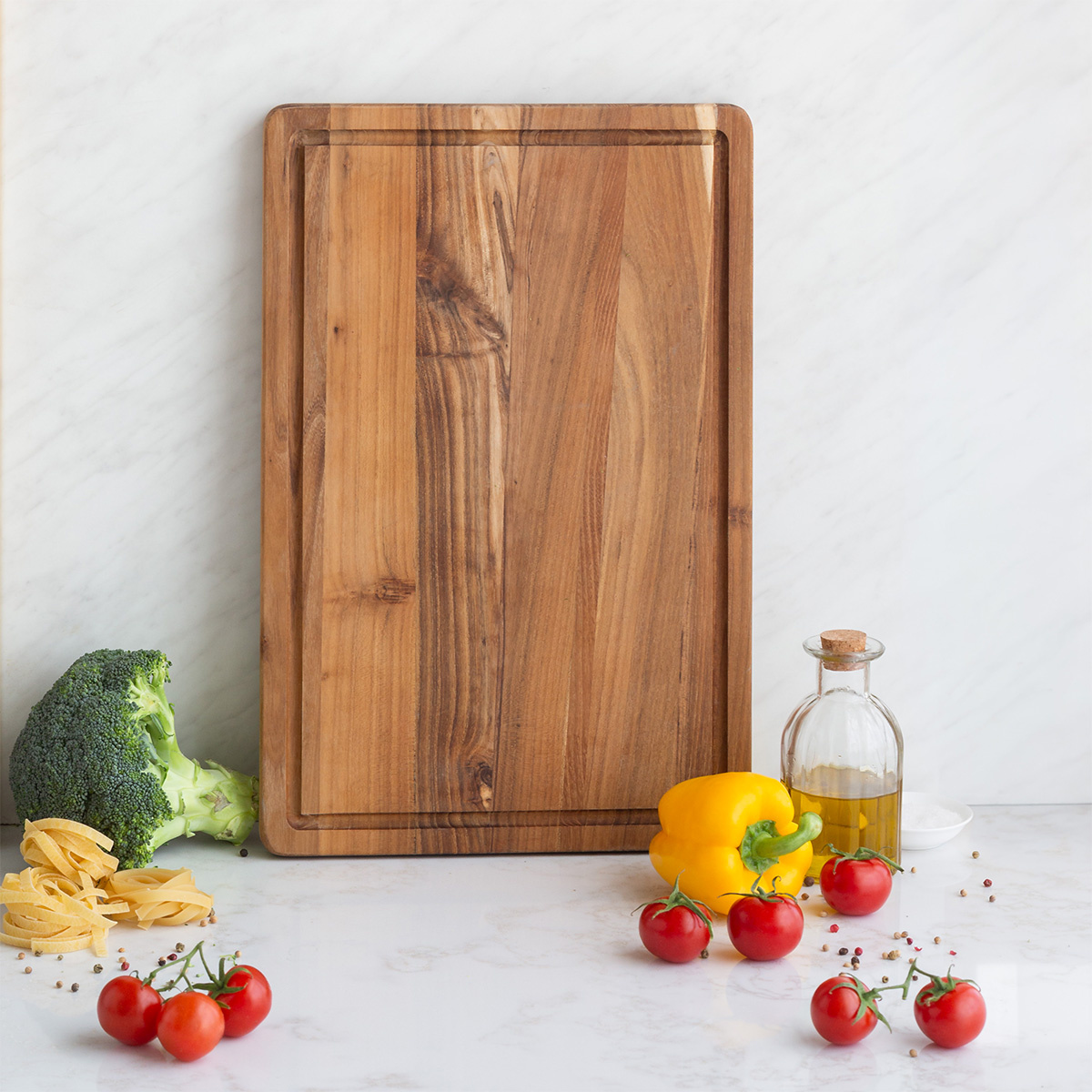Deska za rezanje srednja Teak 45,7 x 30,5 x 2,4 cm - GAYA Wooden