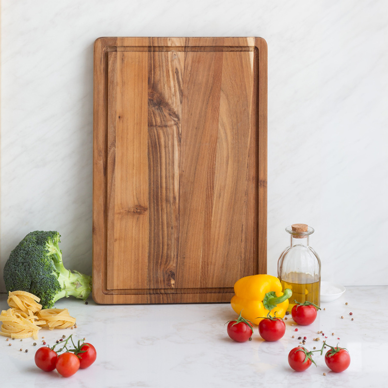Deska za rezanje srednja Teak 45,7 x 30,5 x 2,4 cm - GAYA Wooden