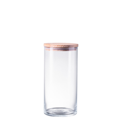 Steklena posoda s pokrovom 1,25 l | Basic Kitchen