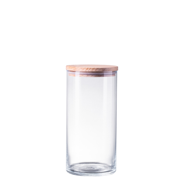 Steklena posoda s pokrovom 1,25 l | Basic Kitchen