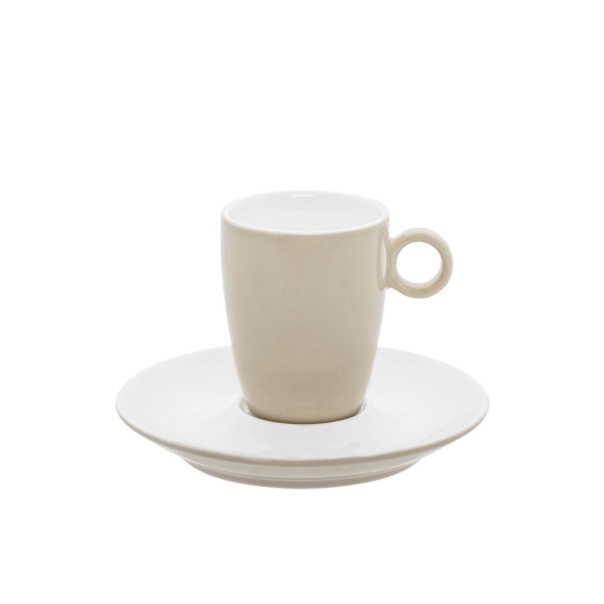 Visoka skodelica za kavo champagne 190 ml - RGB