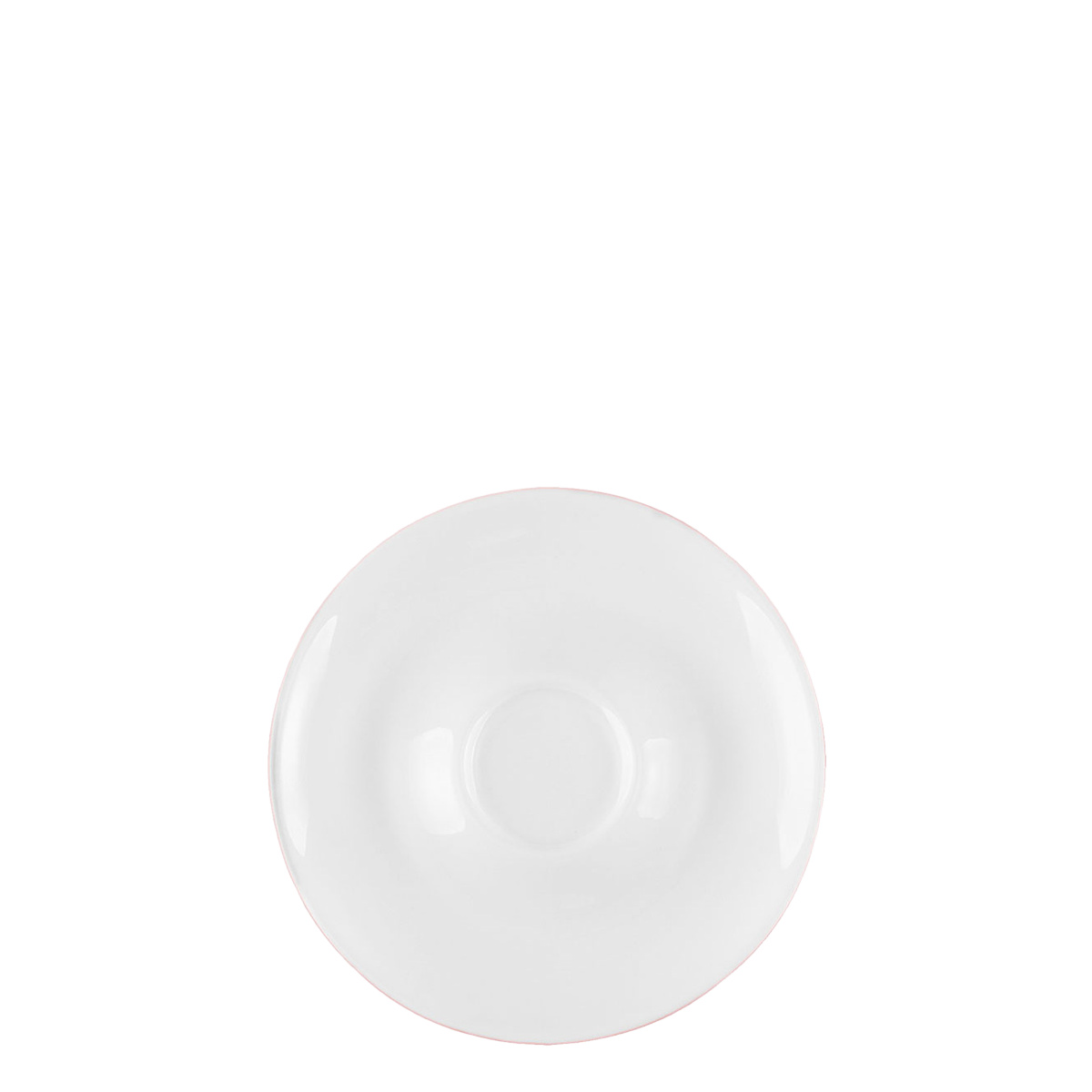 Krožniček za kavo/čaj rdeč 15 cm – RGB