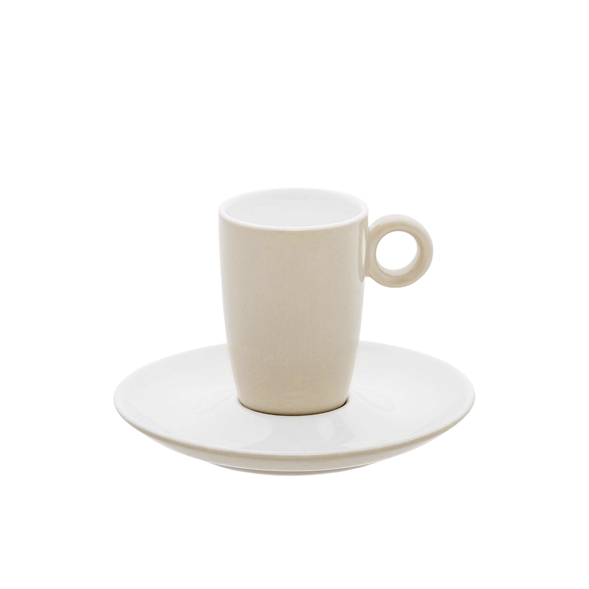 Visoka skodelica za mokka kavo champagne 80 ml – RGB