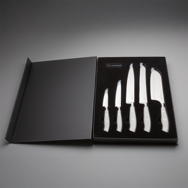 Komplet nožev 5 kos — Lunasol Premium Knife bel