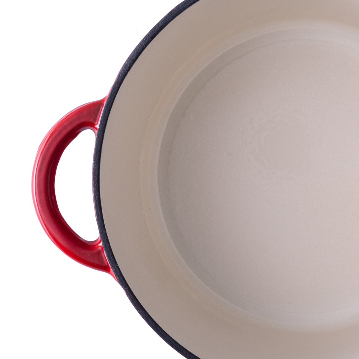 Litoželezni lonec emajliran rdeč ø 26 cm - Jupiter Lunasol