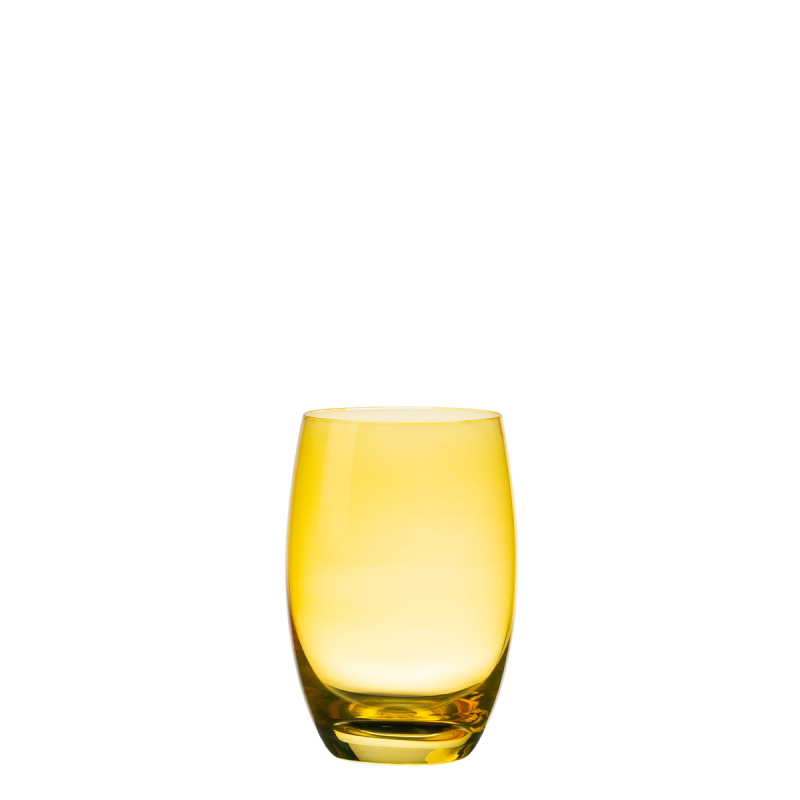Kozarci Tumbler rumeni 460 ml 6 kosov - Optima Glas Lunasol