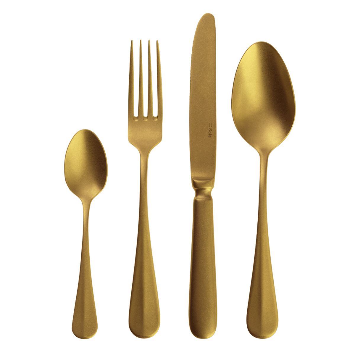 Jedilni pribor 24 kosov - Baguette Vintage PVD Gold