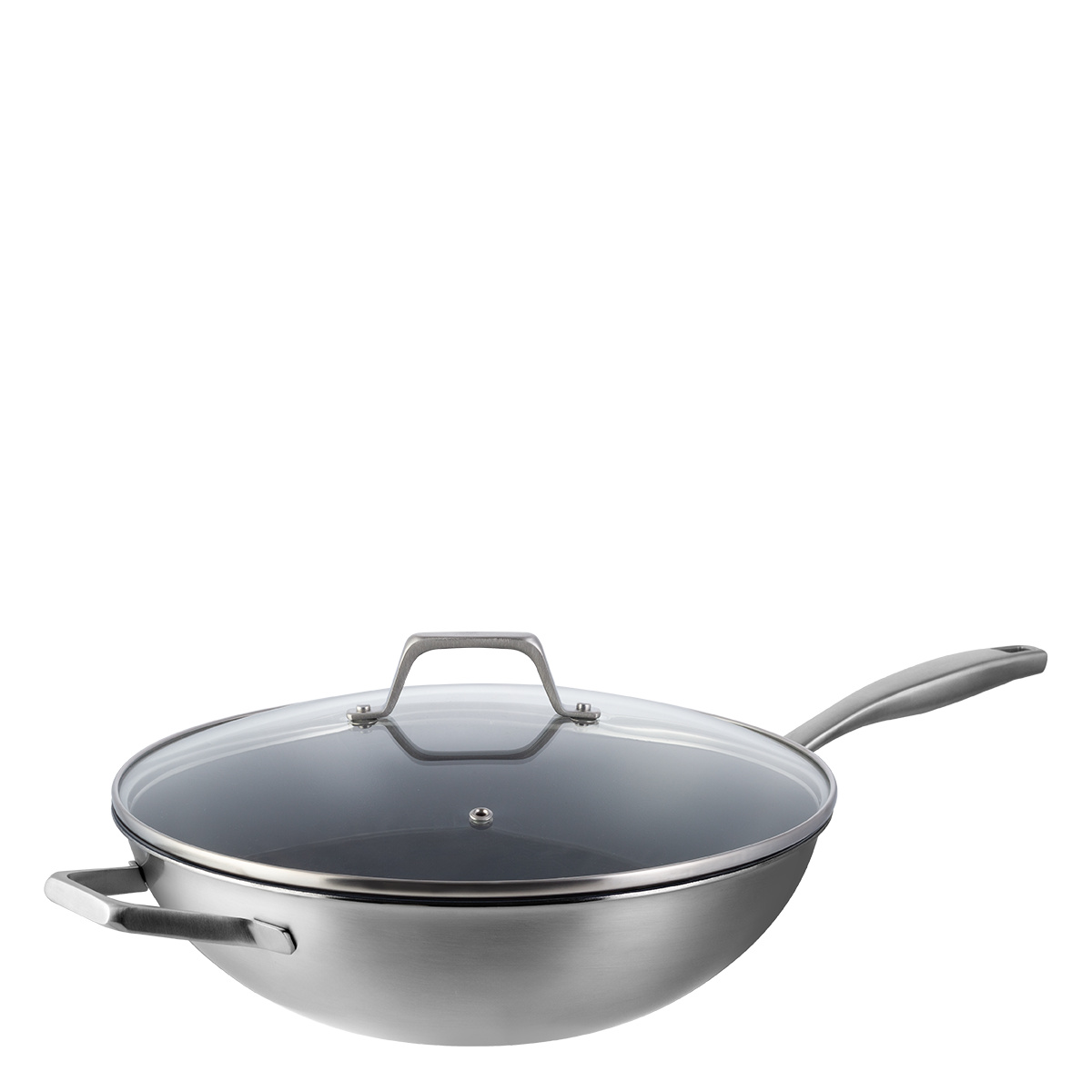 Wok s stekleno pokrovko ø 30 cm | Sirius Terra