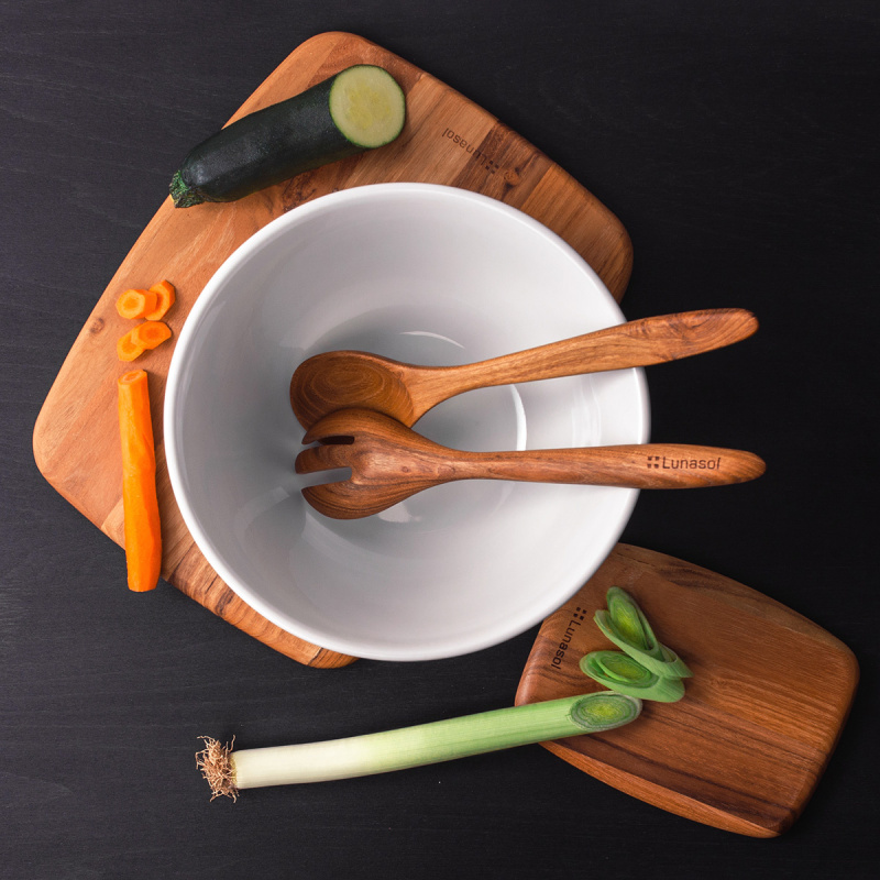Žlica za solato Teak 30,5 x 6,8 x 1,9 cm - GAYA Wooden