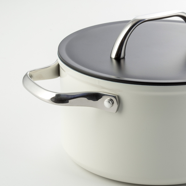 Lonec s titanovo prevleko krem barve Ø 24 cm - Saturn Terra Lunasol