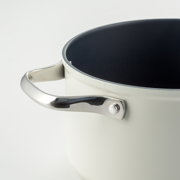 Lonec s titanovo prevleko krem barve Ø 20 cm - Saturn Terra Lunasol