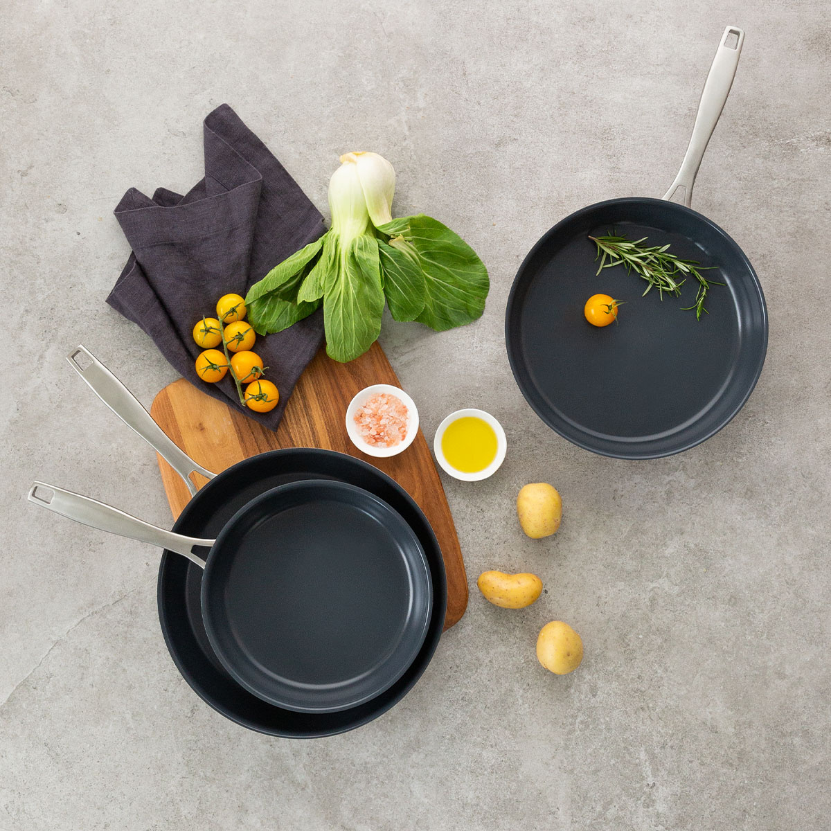 Titanova ponev ø 28 cm | Sirius Terra Multi-layer
