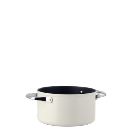Lonec s titanovo prevleko krem barve Ø 20 cm - Saturn Terra Lunasol