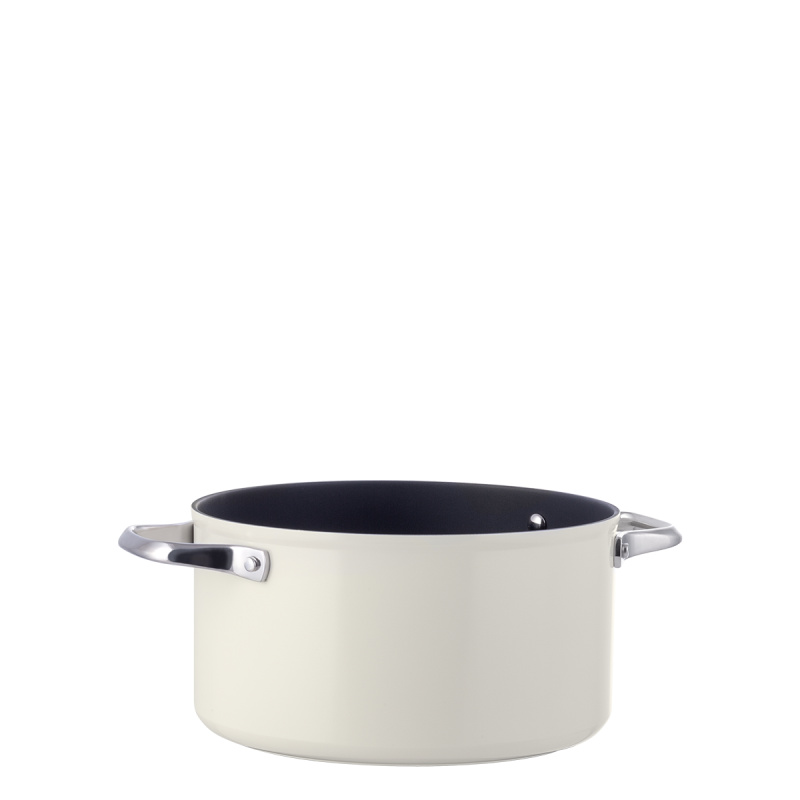 Lonec s titanovo prevleko krem barve Ø 24 cm - Saturn Terra Lunasol