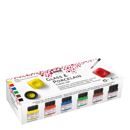 Barve za porcelan in steklo komplet 6 kosov – KREUL