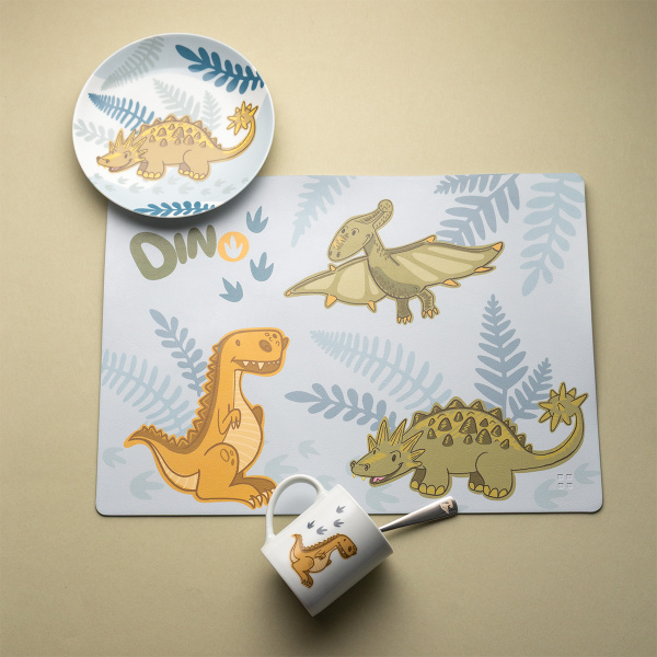Otroški pogrinjek Dino 45 × 32 cm – KIDS WORLD