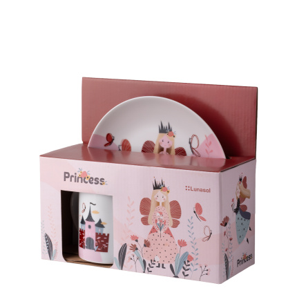 Otroški porcelanasti set Princess 3 kosov – KIDS WORLD
