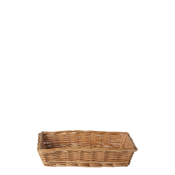 Kvadratna pletena košara za kruh 34 × 25 × 6,6 cm — Flow Wicker