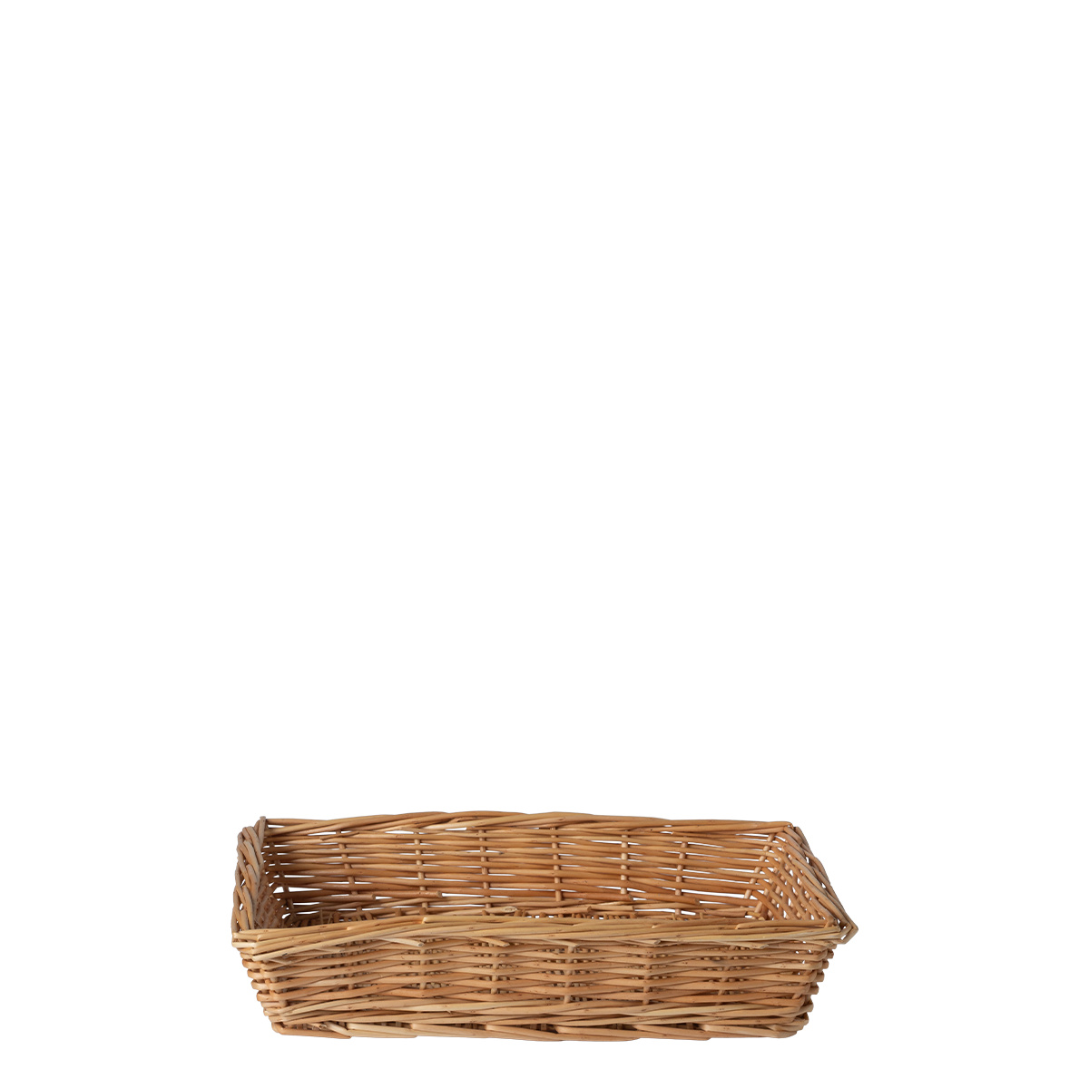 Kvadratna pletena košara za kruh 34 × 25 × 6,6 cm — Flow Wicker