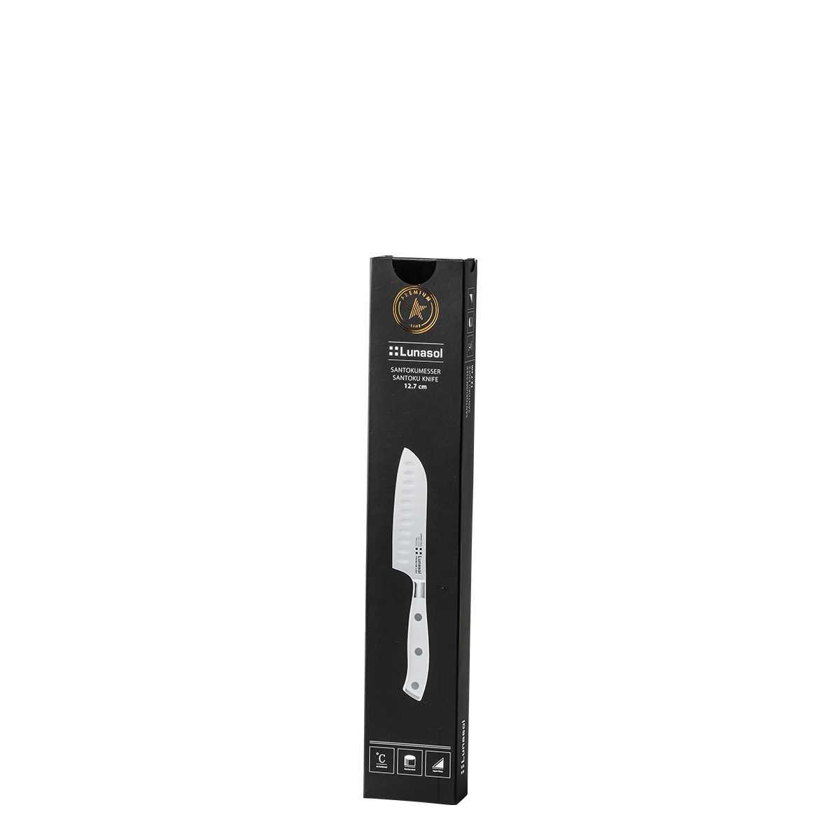 Nož santoku majhen 12,8 cm - Premium