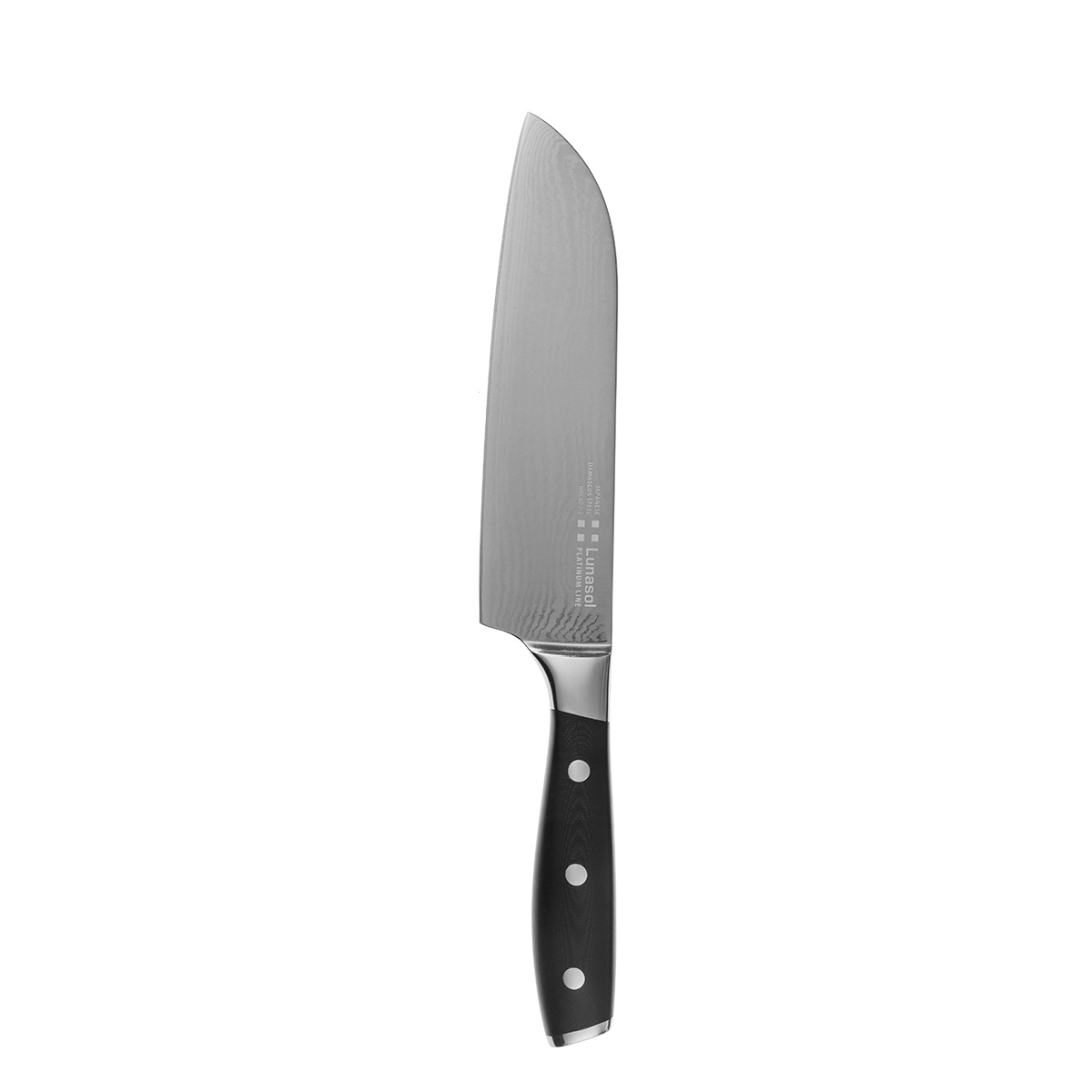 Nož santoku iz damaščanskega jekla 18 cm - Platinum