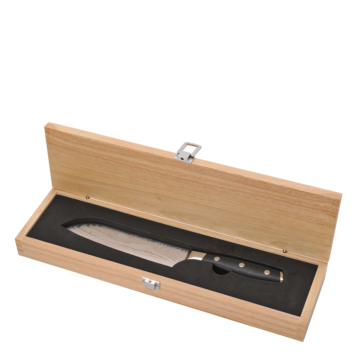 Nož santoku iz damaščanskega jekla 18 cm - Platinum