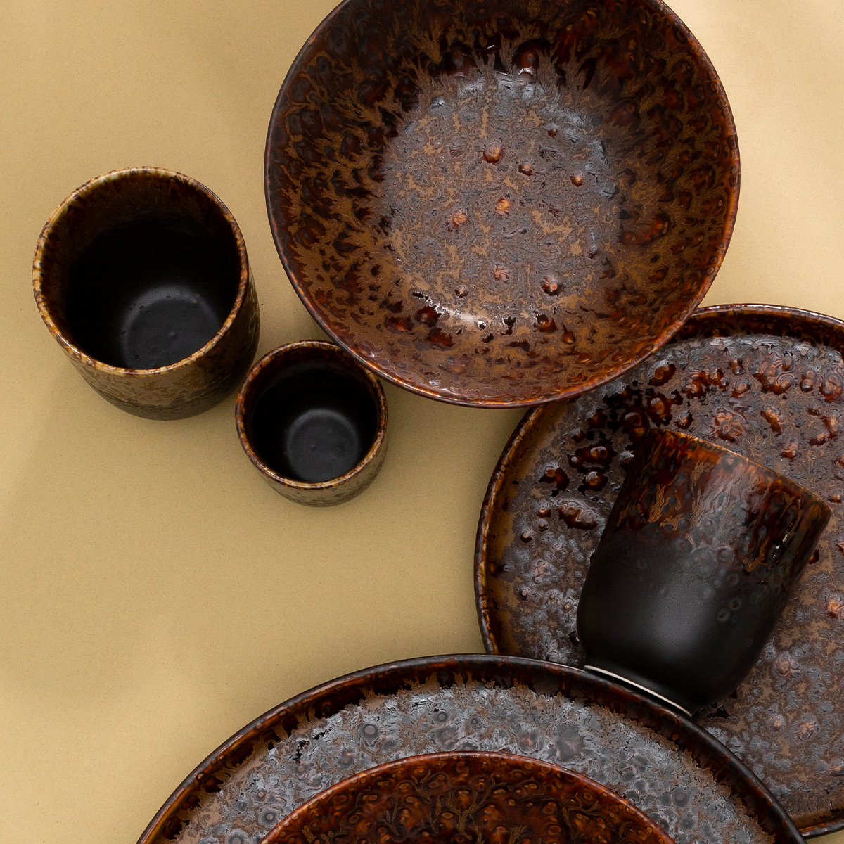 Skodelica brez ročaja 300 ml — Gaya Atelier Amber