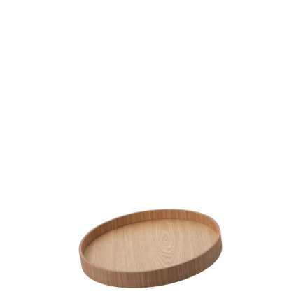 Okrogli pladenj Ø 30 cm, V: 3.5 cm – Elements Wood jesen