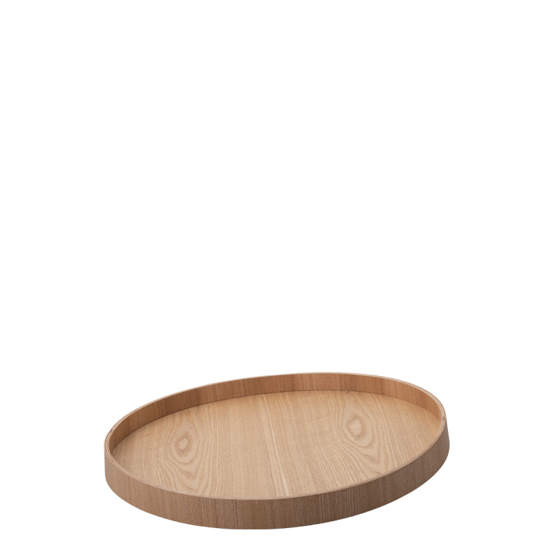 Okrogli pladenj Ø 40 cm, V: 3.5 cm – Elements Wood jesen