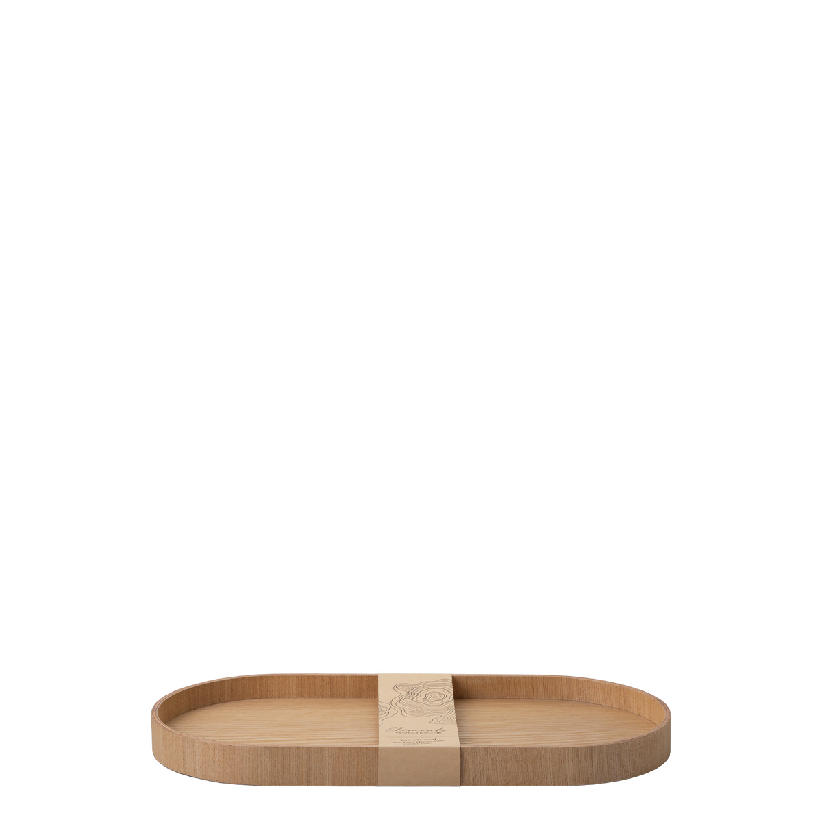 Ovalni pladenj 40 x 20 x 3 cm – Elements Wood jesen