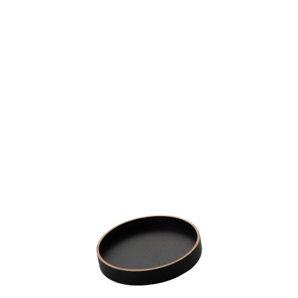Okrogli pladenj Ø 22 cm, V: 3.5 cm – Elements Wood Wengue