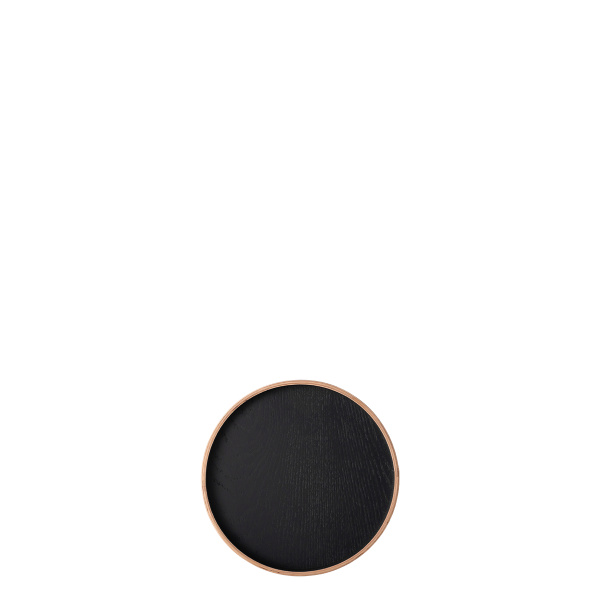 Okrogli pladenj Ø 22 cm, V: 3.5 cm – Elements Wood Wengue