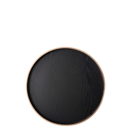 Okrogli pladenj Ø 40 cm, V: 3.5 cm – Elements Wood Wengue