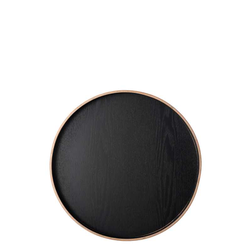 Okrogli pladenj Ø 40 cm, V: 3.5 cm – Elements Wood Wengue