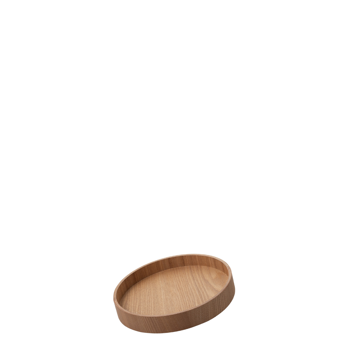 Okrogli pladenj Ø 22 cm, V: 3.5 cm – Elements Wood jesen