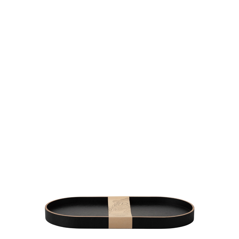 Ovalni pladenj 40 x 20 x 3 cm – Elements Wood Wengue