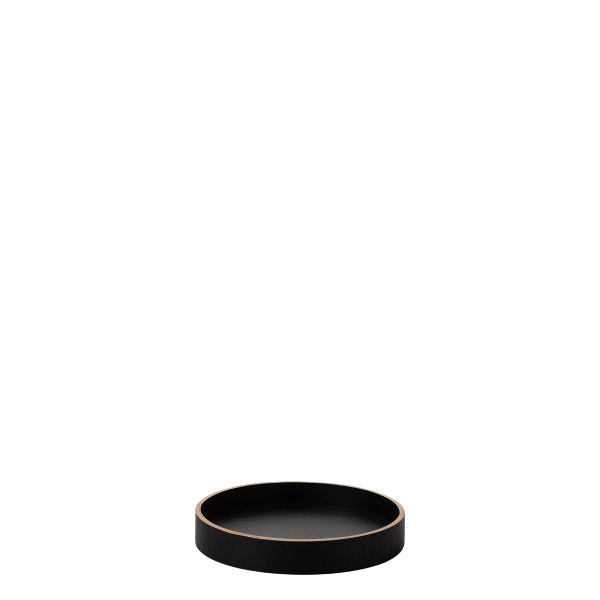 Okrogli pladenj Ø 22 cm, V: 3.5 cm – Elements Wood Wengue