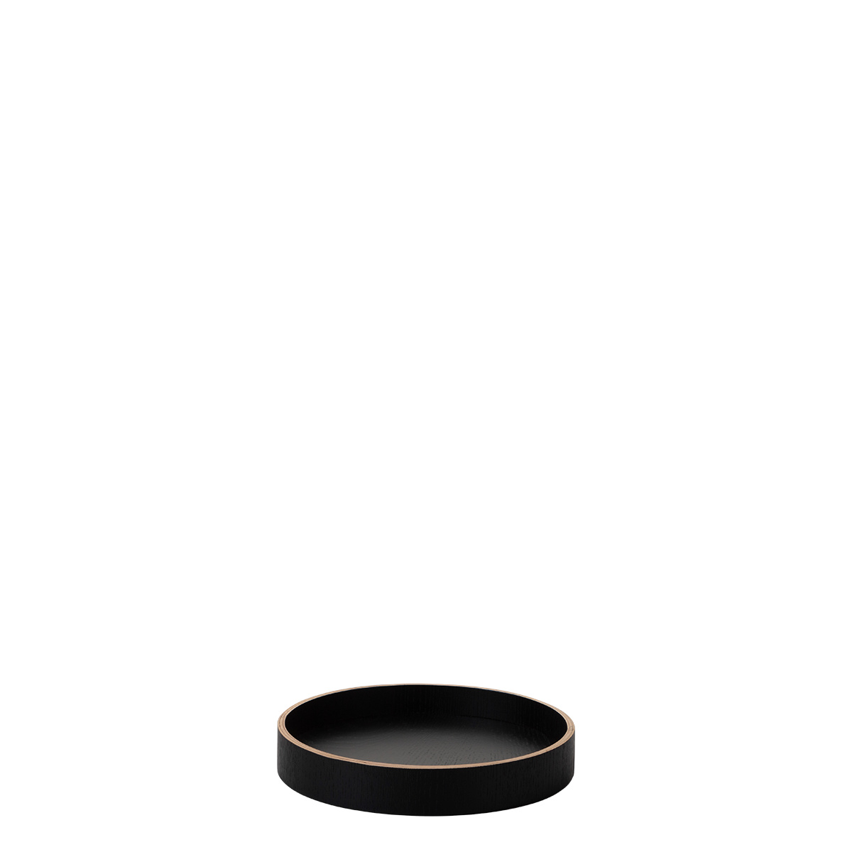 Okrogli pladenj Ø 22 cm, V: 3.5 cm – Elements Wood Wengue
