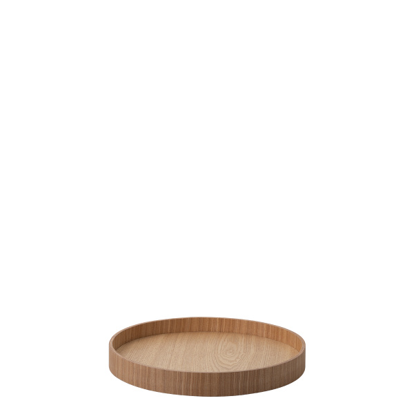 Okrogli pladenj Ø 30 cm, V: 3.5 cm – Elements Wood jesen