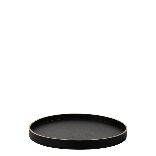 Okrogli pladenj Ø 40 cm, V: 3.5 cm – Elements Wood Wengue