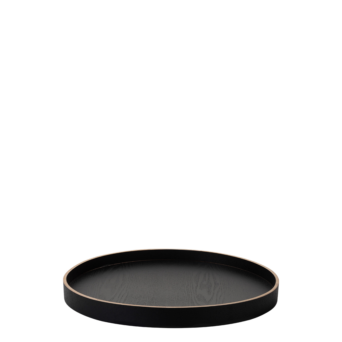 Okrogli pladenj Ø 40 cm, V: 3.5 cm – Elements Wood Wengue