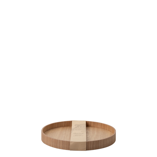 Okrogli pladenj Ø 30 cm, V: 3.5 cm – Elements Wood jesen