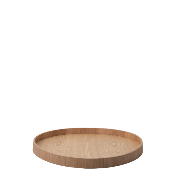 Okrogli pladenj Ø 40 cm, V: 3.5 cm – Elements Wood jesen