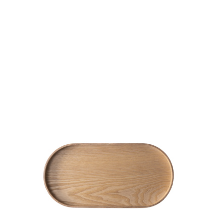 Ovalni pladenj 40 x 20 x 3 cm – Elements Wood jesen