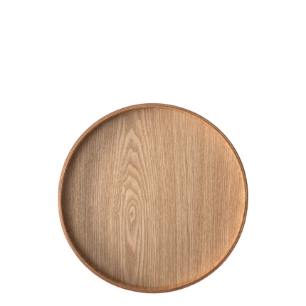 Okrogli pladenj Ø 30 cm, V: 3.5 cm – Elements Wood jesen