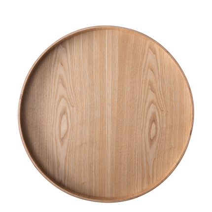 Okrogli pladenj Ø 40 cm, V: 3.5 cm – Elements Wood jesen