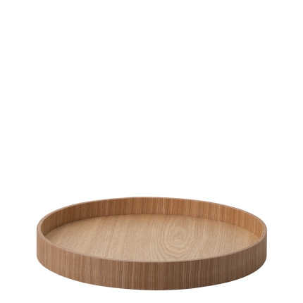 Okrogli pladenj Ø 30 cm, V: 3.5 cm – Elements Wood jesen